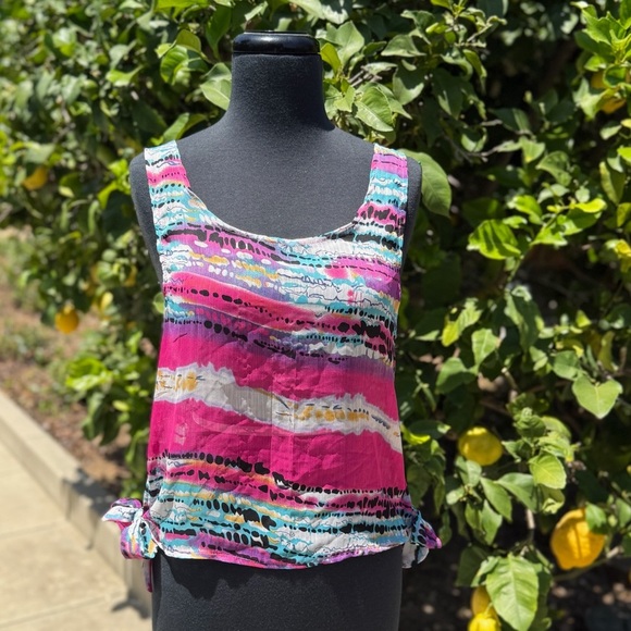 Pippa Lynn Tops - Pippa Lynn batik print tank top - size S